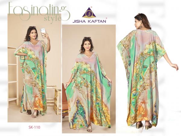 Jelite Silk Kaftan Vol 2 Digital Printed Kaftan Collection